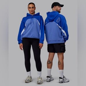 LSKD 96 UNISEX Y2K
CONCEPT PANEL HOODIE POWER COBALT-WHITE SZ L